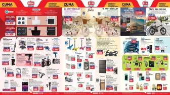 BİM'de 17 Nisan Cuma Fırsatları: Bisiklet, Ankastre Set ve Daha Fazlası Raflarda!