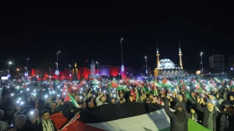 Kayseri'de Filistin'e Destek İçin Coşkulu Yürüyüş Gerçekleştirildi