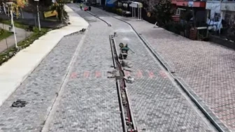 Ardeşen'de Nazmi Alçın Caddesi modern yaşam alanına dönüşüyor