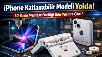 iPhone Katlanabilir Modeli Yolda! 3D Baskı Menteşe Özelliği Gün Yüzüne Çıktı