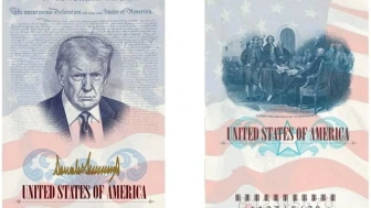 ABD'de Trump portreli pasaport