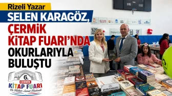 Rizeli Yazar Selen Karagöz, Çermik Kitap Fuarı’nda Okurlarıyla Buluştu