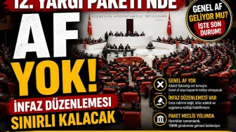 12. yargı paketi infaz düzenlemesinde son durum ne? Af gelecek mi?