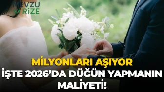 2026'da Düğün Yapmanın Maliyeti Milyonları Buluyor!