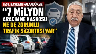 TESK Başkanı Palandöken: "7 milyon aracın ne kaskosu ne de zorunlu trafik sigortası var"