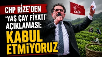 CHP'li Deniz: 2026 çay alım fiyatı üreticiyi tatmin etmiyor!