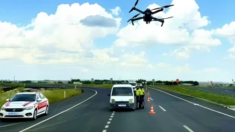 Suruç'ta Bayram Yoğunluğuna Drone İle Hava Destekli Trafik Denetimi