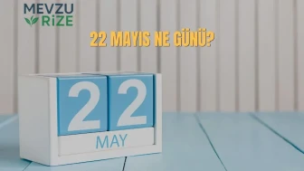 22 Mayıs Ne Günü? 22 Mayıs Türkiye'de Ne Günü?