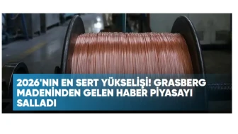 2026'nın en sert yükselişi! Grasberg madeninden gelen haber piyasayı salladı