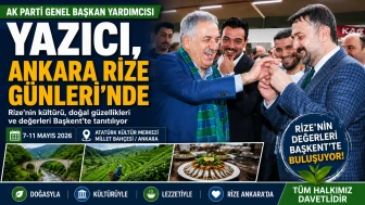 AK Parti Genel Başkan Yardımcısı Yazıcı, Ankara Rize Günleri’nde