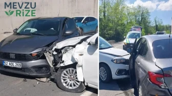 Ordu'da 3 araç çarpıştı: 5 yaralı