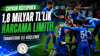 Çaykur Rizespor'a 1,8 Milyar TL'lik Harcama Limiti! Transferde Eli Güçlendi