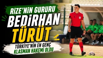 Rize’nin Gururu Bedirhan Türüt: Türkiye’nin En Genç Klasman Hakemi Oldu