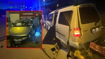 Kayseri'de Korkunç Trafik Kazası: Hafif Ticari Araç ile Otomobil Çarpıştı, 1 Kişi Hayatını Kaybetti, 6 Yaralı!
