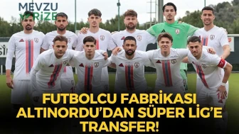 Futbolcu fabrikası Altınordu’dan Süper Lig’e transfer!