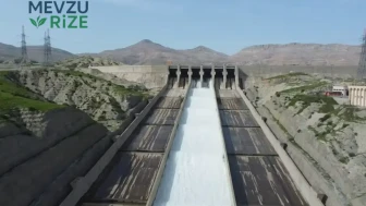 Büyük Barajda Su Tahliye İşlemleri Başlatıldı