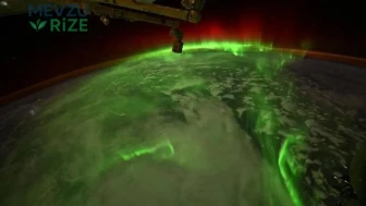 NASA Astronotu Uzaydan Büyüleyici Kutup Işıkları Görüntüledi!