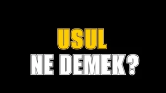 Usul ne demek? Usul eş anlamı ve zıt anlamı nedir?