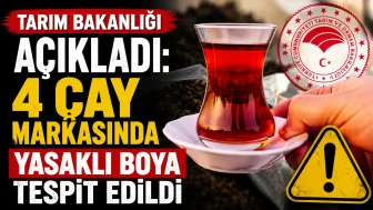 Tarım Bakanlığı Açıkladı: 4 Çay Markasında Yasaklı Boya Tespit Edildi