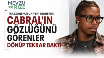 Trabzonspor'un Yeni Transferi Cabral'ın Şaşırtıcı Gözlüğü İlgiyi Üstüne Çekti
