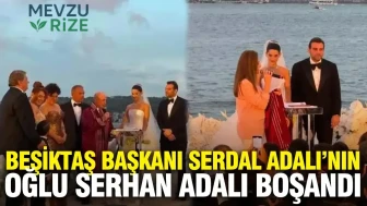 Beşiktaş Kulübü Başkanı Serdal Adalı'nın Oğlu Serhan Adalı'nın İki Yıllık Evliliği Sona Erdi