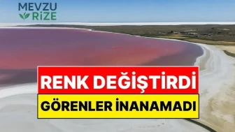 Tuz Gölü'nde Tuhaf Değişim: Pembe ve Kırmızı Renklerin Göz Kamaştıran Görselliği!