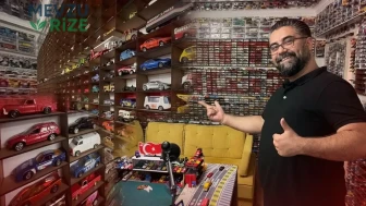 35 Yılda 15 Bin Araç Modeli Topladı, Tavanları da Araba ile Doldurdu!