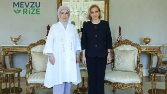 Emine Erdoğan, Lübnan Başbakanı'nın Eşi Sahar Selam ile Bir Araya Geldi