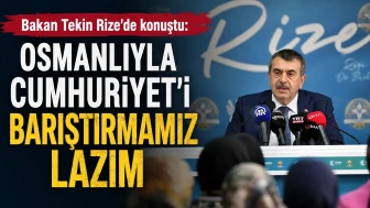 Bakan Tekin: Osmanlı ve Cumhuriyet'i barıştırmalıyız, tarih müfredatında değişiklik geliyor!
