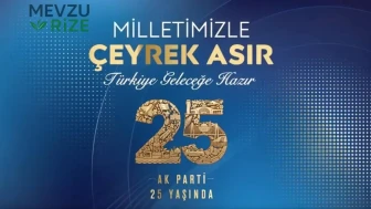 AK Parti 25. Yıl Dönümünü Kutlamak İçin Özel Logo Tasarladı!