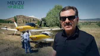 Gümüşhane’de filmleri aratmayan olay... Annesine verdiği sözü 12 yıl sonra tuttu: Köyüne otomobille değil uçakla geldi!