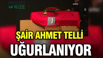 Usta Şair Ahmet Telli, Son Yolculuğuna Çıkıyor