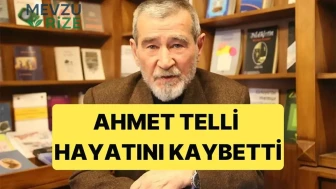 Türk Edebiyatının Değerli İsimlerinden Ahmet Telli, Hayatını Kaybetti