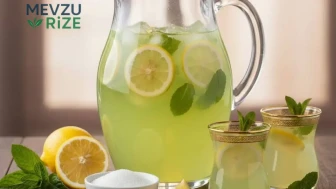 Hızla hazırlayabileceğiniz serinletici bir tarif: 10 Dakikada Buz Gibi Limonata!