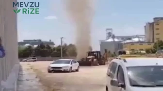 Mardin'de Hortum Aniden Ortaya Çıktı, Kameralara Yansıdı!