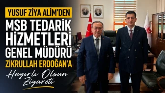 Yusuf Ziya Alim’den MSB Tedarik Hizmetleri Genel Müdürü Zikrullah Erdoğan’a Hayırlı Olsun Ziyareti