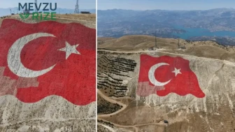 Dünyanın En Büyüğü: Türk Bayrağının Görkemi Yeniden Canlandı!