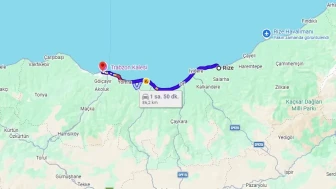 Rize-Trabzon arası kaç kilometre?