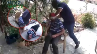 Gerilim Dolu Anlar: Kameralara Yansıyan Yaşlı Adamın Saldırıya Uğradığı Olay!