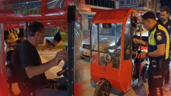 Alkolmetreyi kabul etmeyen triportör sürücüsüne dudak uçuklatan cezai işlem: 192 bin 800 TL!