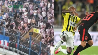 Fenerbahçe-Gornik Zabrze maçında tribün olayı yaşandı: Polonyalı taraftarlar polise saldırdı