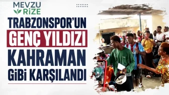 Trabzonspor'un Genç Yıldızı, Kahraman Gibi Coşkuyla Karşılandı!