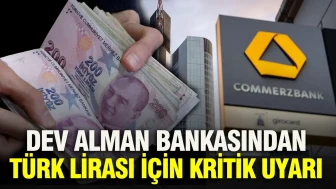 Alman Bankasından Türk Lirası Hakkında Önemli İhtar!