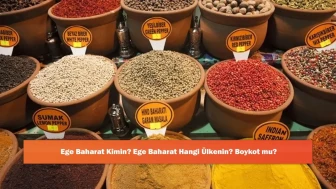 Ege Baharat Kimin? Ege Baharat Hangi Ülkenin? Boykot mu?