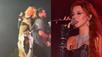 Manifest Konserinde Mina Solak Şaşkınlık Yaran Çarpışma: Kameramanla Aniden Buluştu!