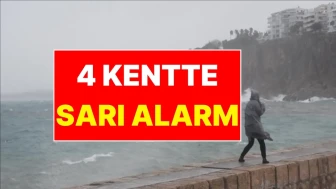 Meteoroloji'den Dört Şehre Şiddetli Yağış Alarmı: Hangi İllerde Yağmur Bekleniyor?