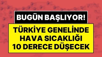 Meteoroloji'den Kritik Uyarılar: Sel, Dolu ve Sağanak Yağış Geliyor! Türkiye'de Sıcaklıklar Aniden 10 Derece Düşecek!