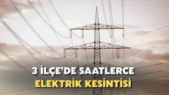 Rize'de 3 İlçede Saatlerce Elektrik Kesintisi