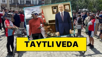 Taytlı Bisikletçiler, Veda Töreninde Valiyi Unutmadı!