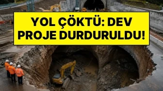 Zemin Çöktü, Proje Tehlikeye Girdi: Milyar Dolarlık Yol Çalışmalarında Dev Çukurlar Belirginleşti!